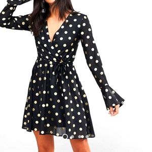 Asos polka dot mini dress